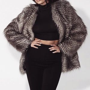 Jluxlabel Faux Fur Jacket